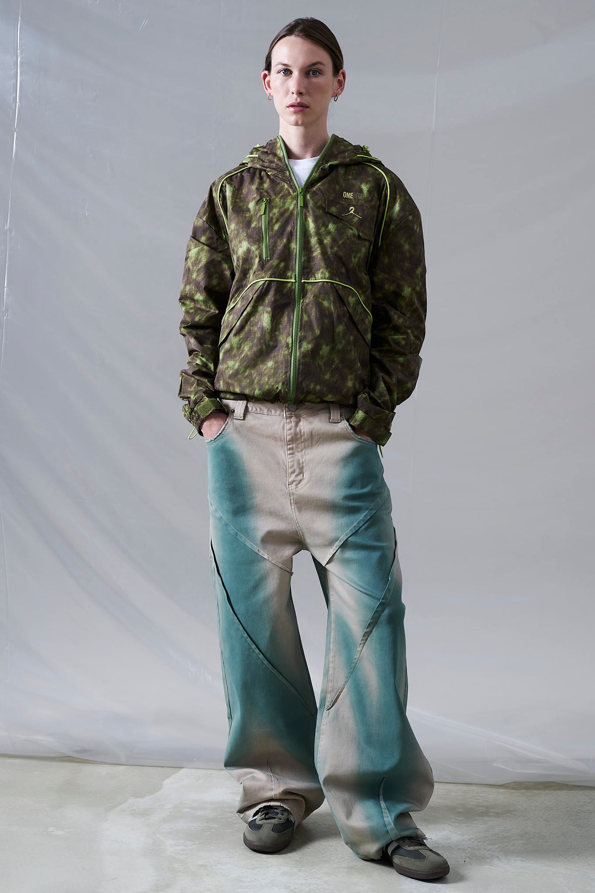 Terre Neon- Green Windbreaker