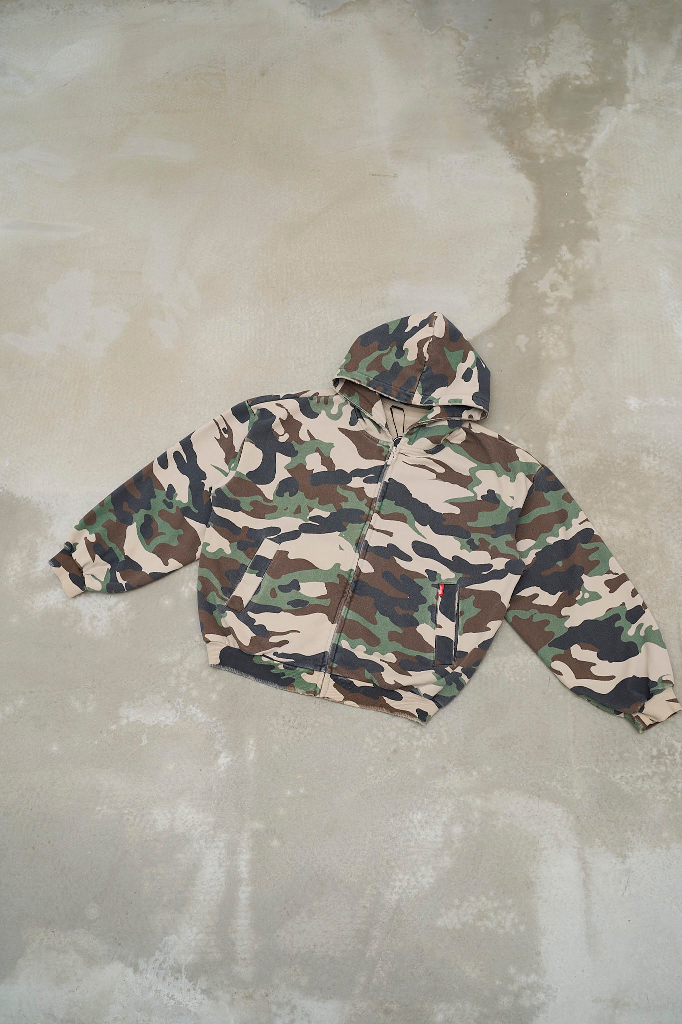 Camo Zip Hoodie