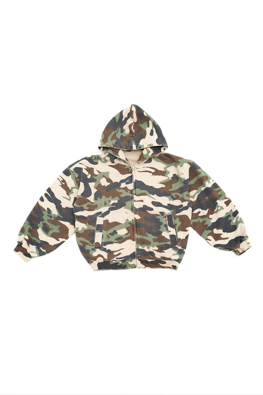 Camo Zip Hoodie