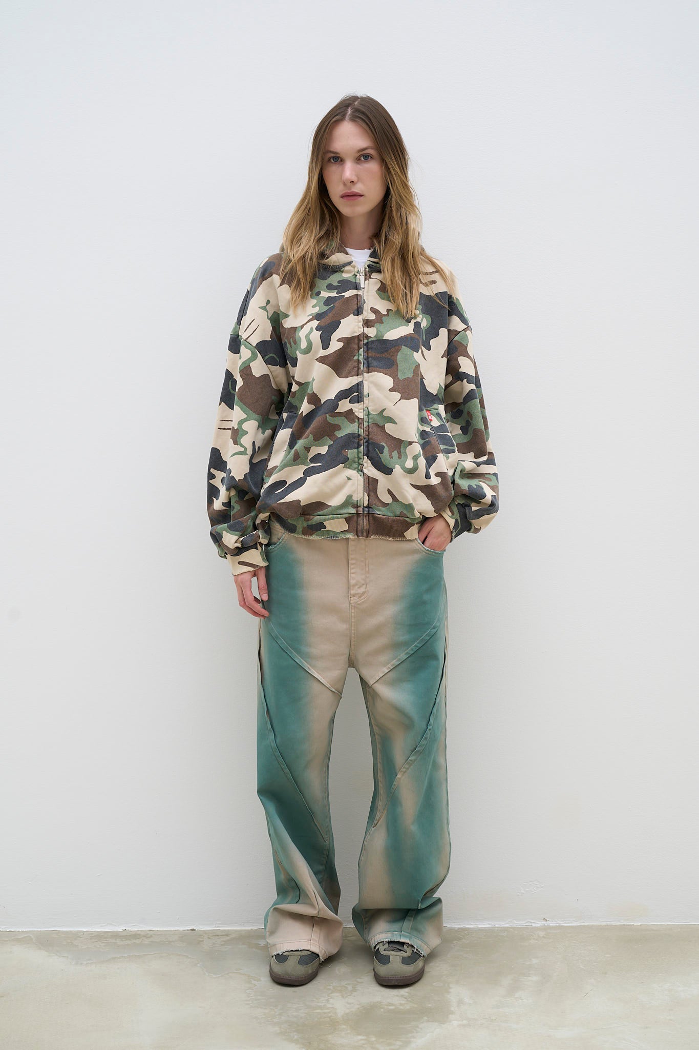 Camo Zip Hoodie