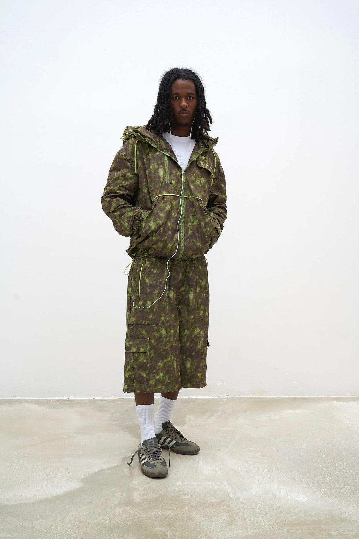 Terre Neon- Green Windbreaker