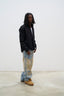 Hand-finished- Dirty Mosaic Denim