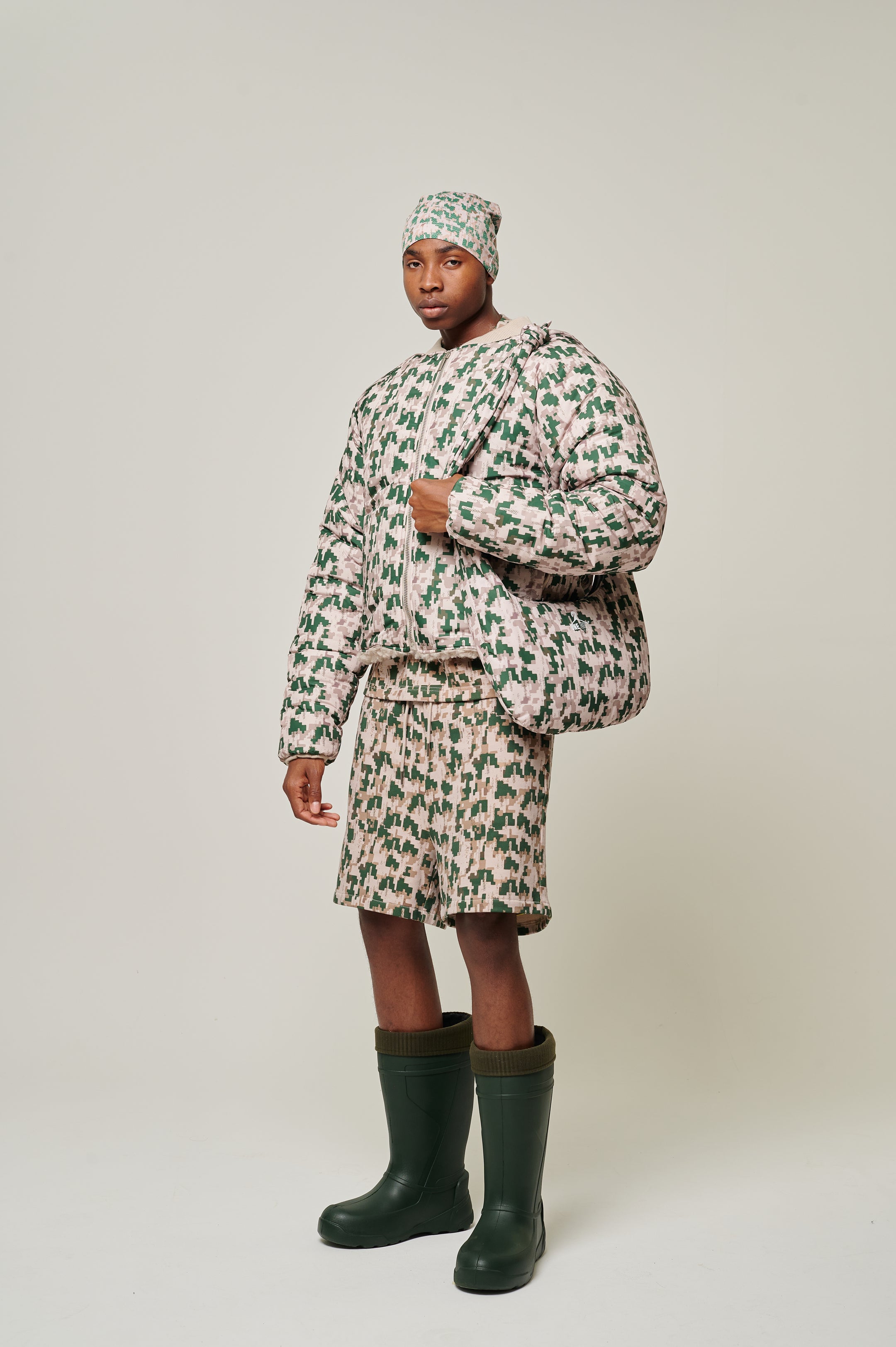 REVERSIBLE BOMBER JACKET