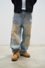 Hand-finished- Dirty Mosaic Denim